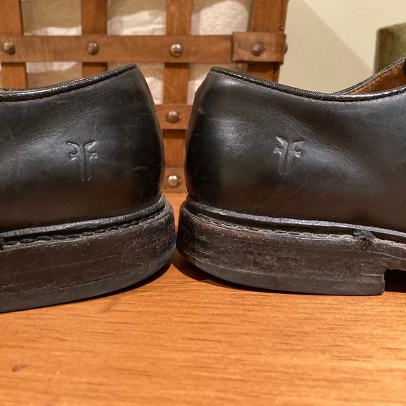 FREE SHIPPING Frye Black Leather Oxford Dress Shoes - Picture 2 of 9